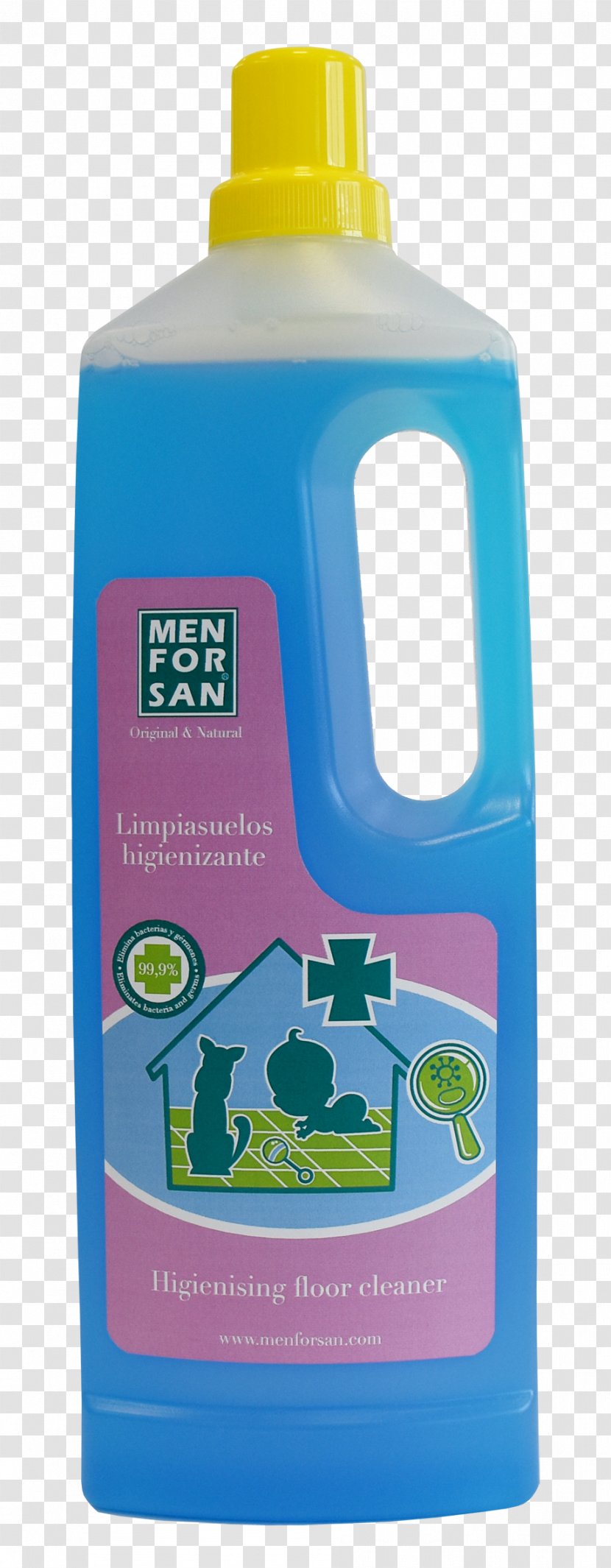 Hygiene Dog Detergent Diaper Cleaner - Water Bottle Transparent PNG