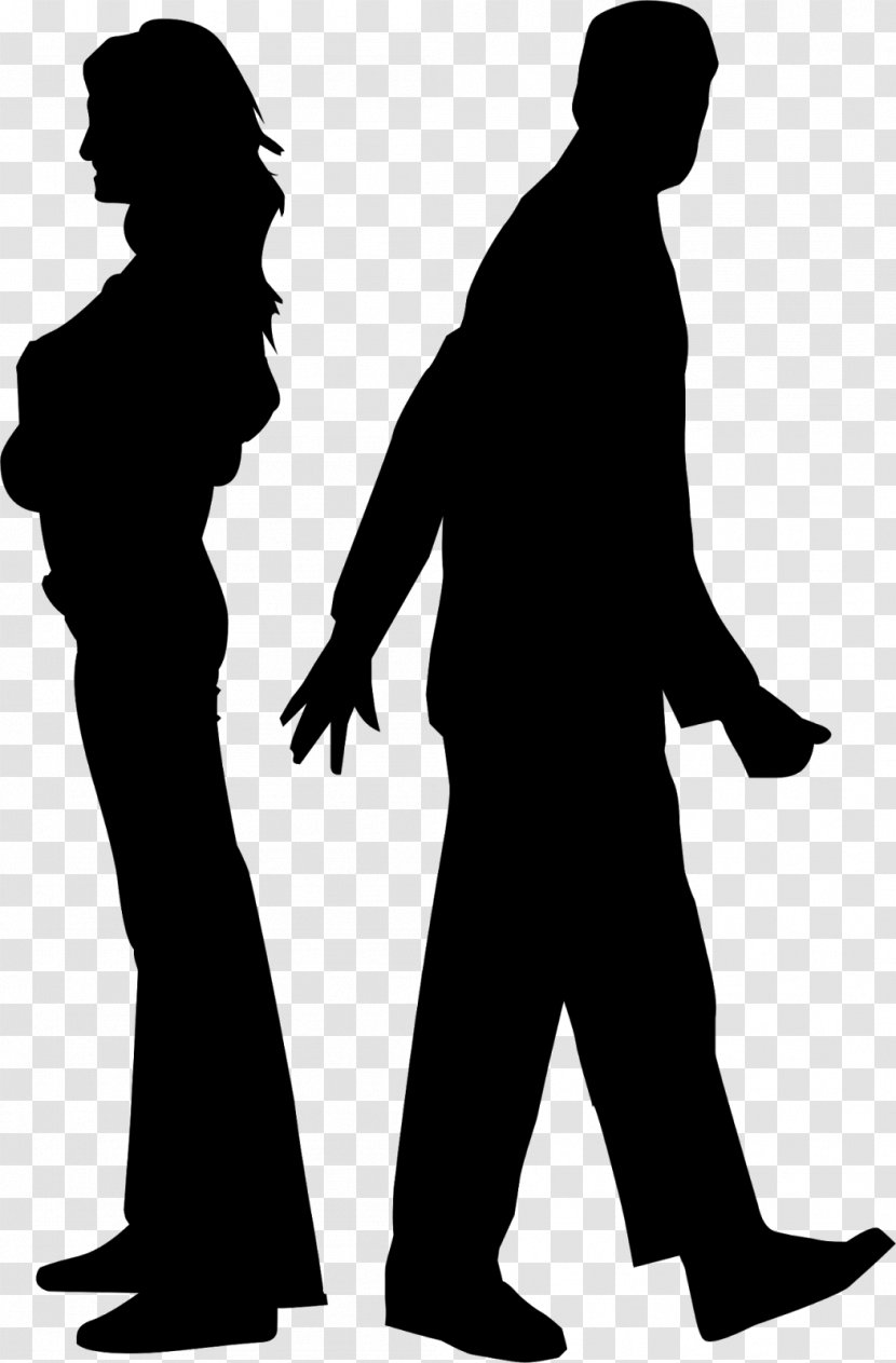 Couple Intimate Relationship Counseling Clip Art - Combat - Silhouette Transparent PNG