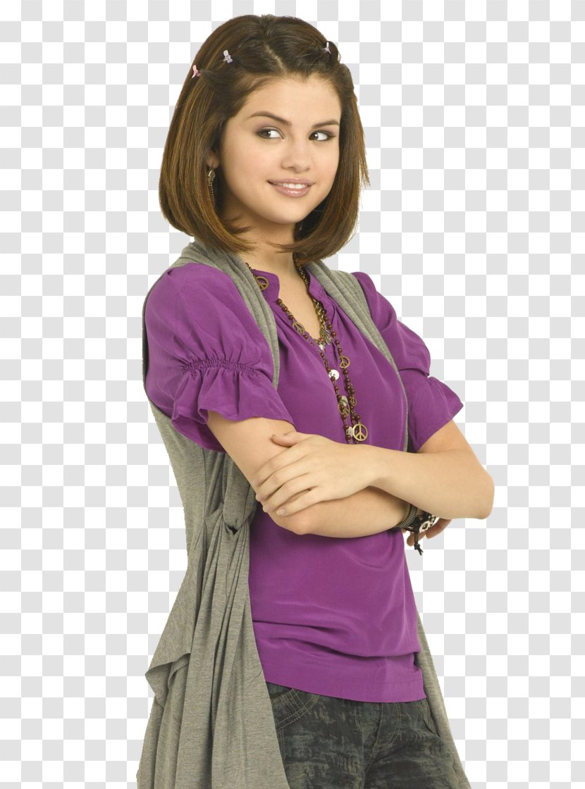 Selena Gomez Alex Russo Wizards Of Waverly Place Blouse Justin - Cartoon Transparent PNG