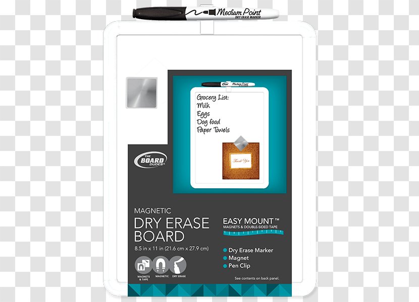 Dry-Erase Boards Marker Pen Craft Magnets Bulletin Board Plastic - Eraser Transparent PNG