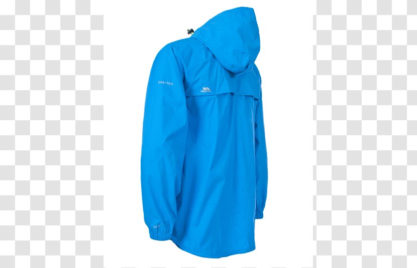Hoodie Shell Jacket Waistcoat Pocket - Azure Transparent PNG