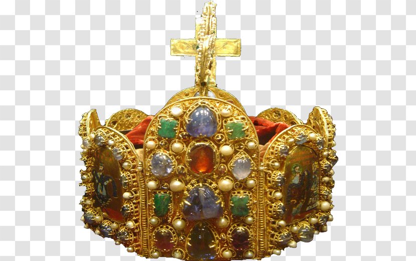 Imperial Crown Of The Holy Roman Empire Middle Ages Kingdom Germany - Gemstone Transparent PNG