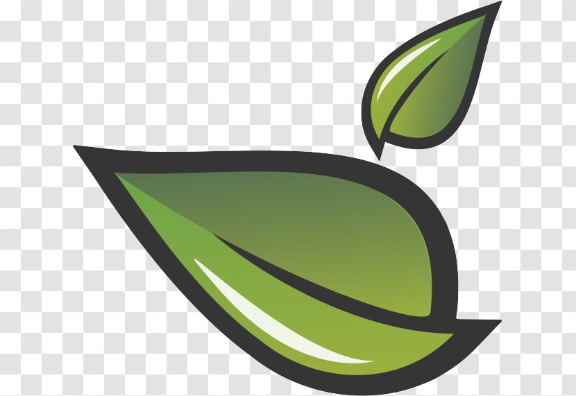 Green Leaf Social Media Leaflet Business - Information - Leaves Picture Transparent PNG