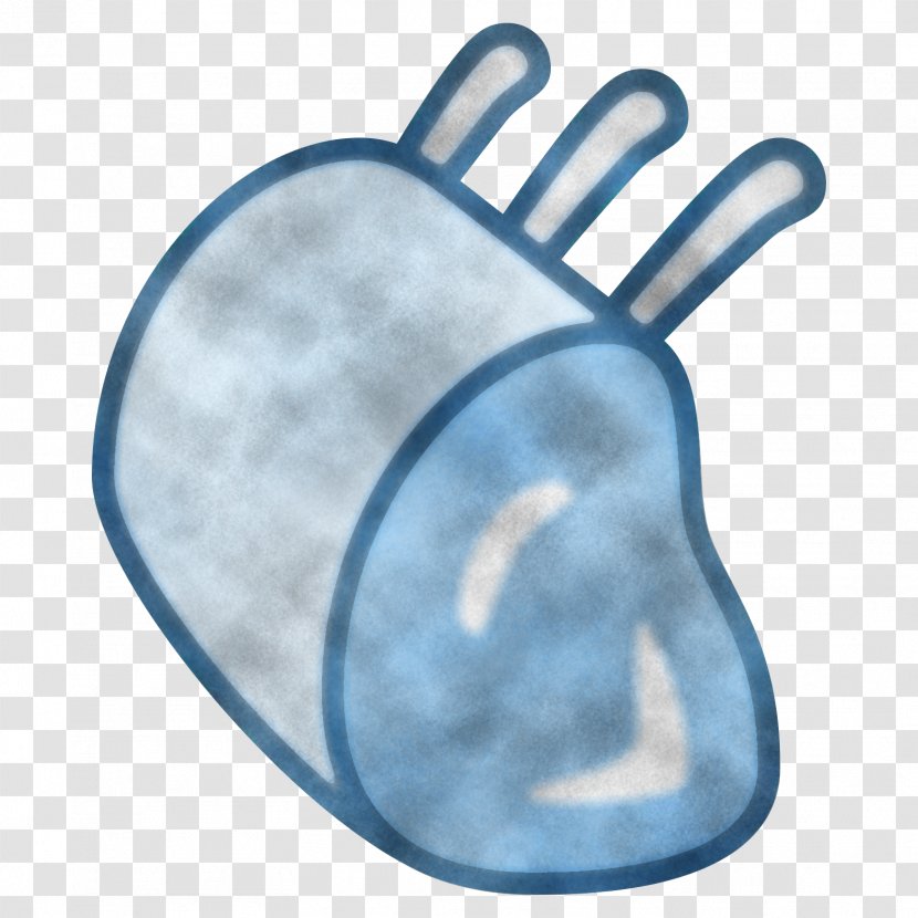 Blue Hand Finger Transparent PNG