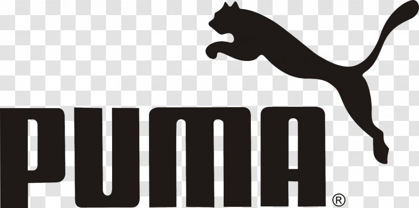 Old Puma Logo Brand - Silhouette - Running Shoes Transparent PNG