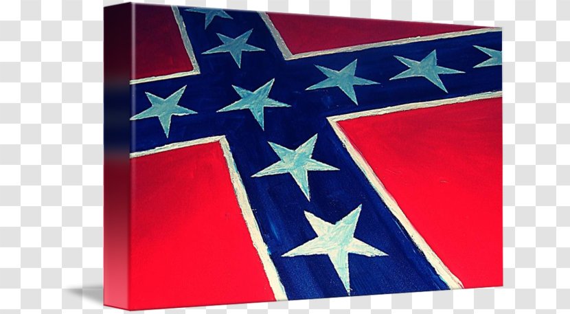 Blue Carpet Flag Star Groundcover - Confederate Transparent PNG