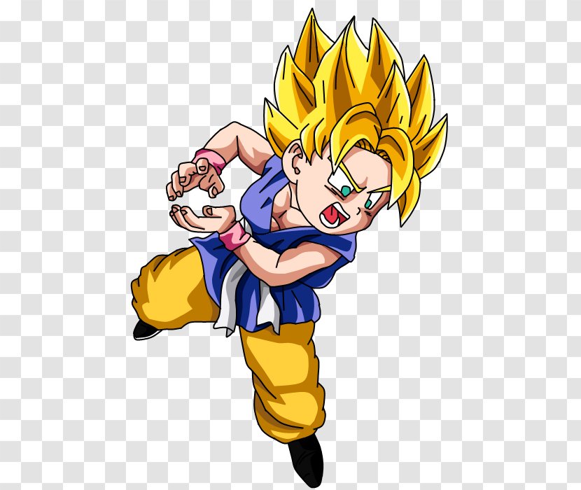 Goku Gohan Dragon Ball Z Dokkan Battle Gotenks - Cartoon Transparent PNG