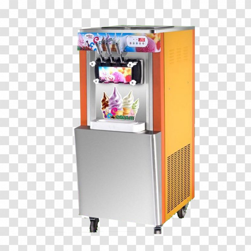 Ice Cream Gelato Frozen Yogurt Sundae - Makers - Machine Transparent PNG