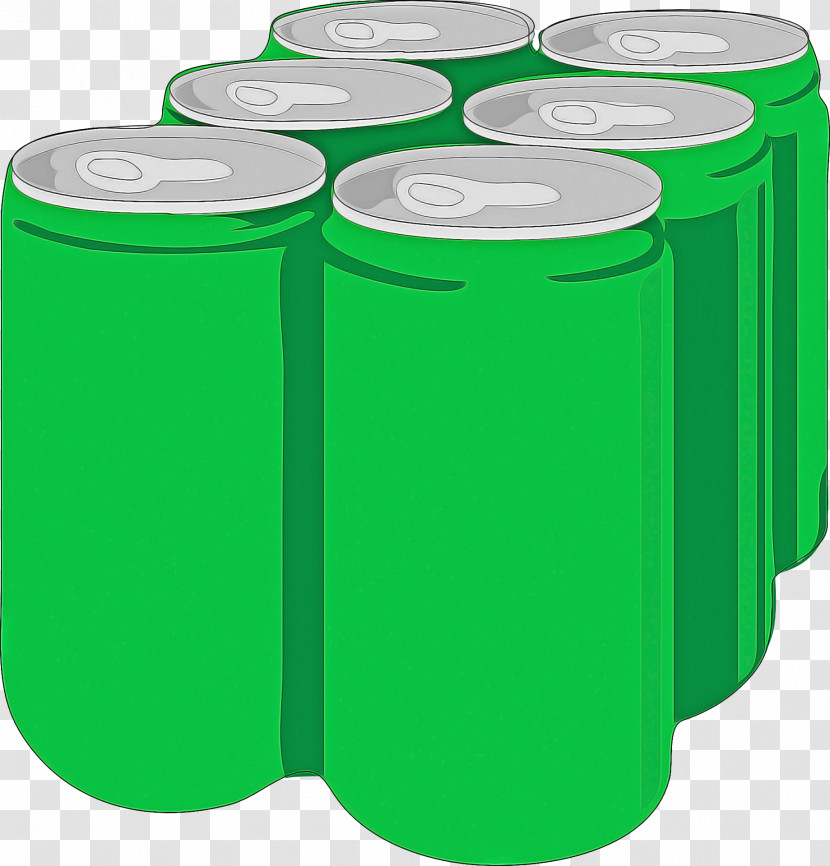 Beverage Can Green Aluminum Can Multipurpose Battery Rain Barrel Transparent PNG
