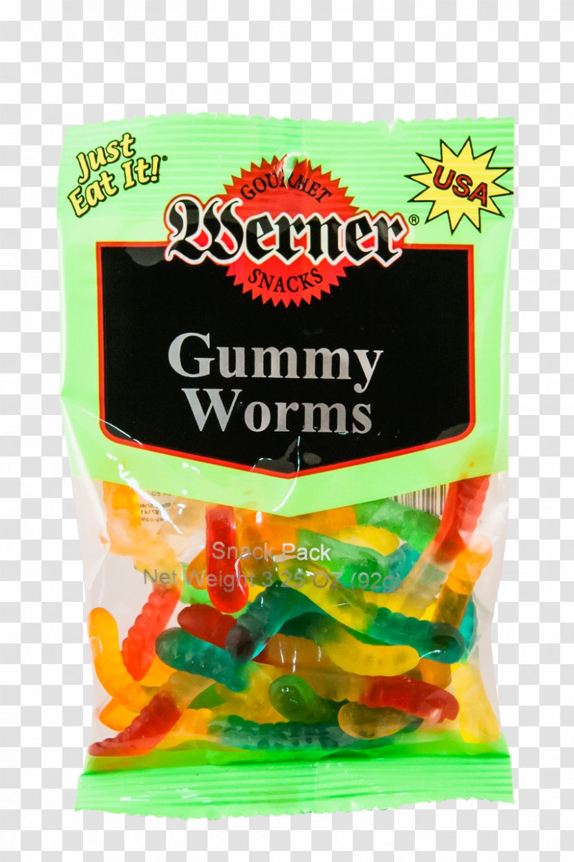 Gummi Candy Junk Food Trolli - Nut - Gummy Worms Transparent PNG
