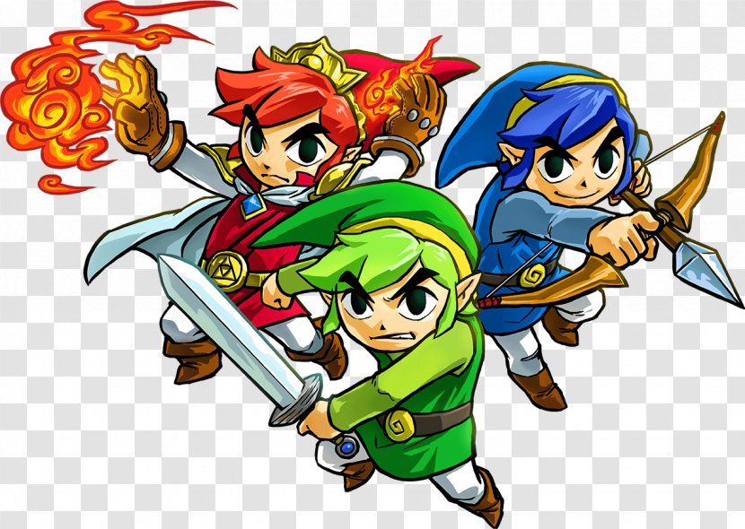 The Legend Of Zelda: Tri Force Heroes Electronic Entertainment Expo 2015 Nintendo Video Game - Frame - Cartoon Transparent PNG