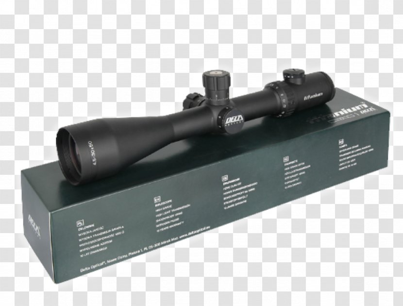 Telescopic Sight Optics Refracting Telescope Weapon Magnification - Scopes Transparent PNG