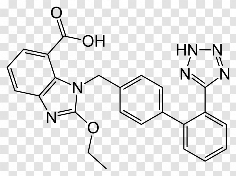 Candesartan Angiotensin II Receptor Blocker Valsartan Pharmaceutical Drug Structure - Cartoon Transparent PNG