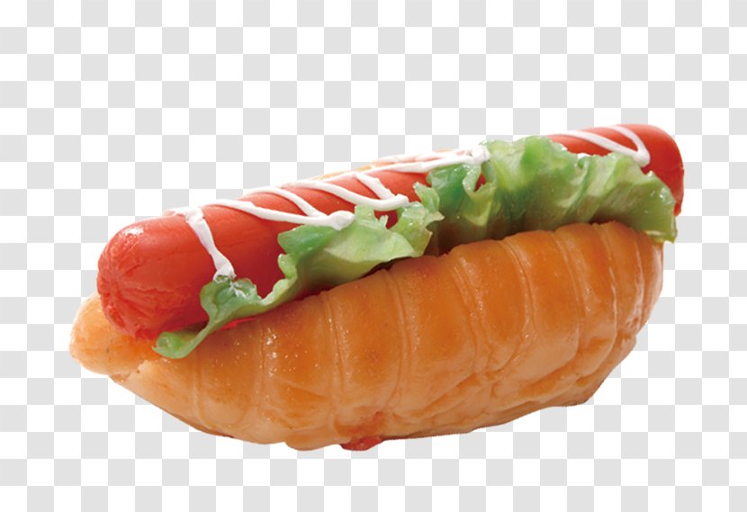 Hot Dog Hamburger Sausage Sashimi - Bread Transparent PNG