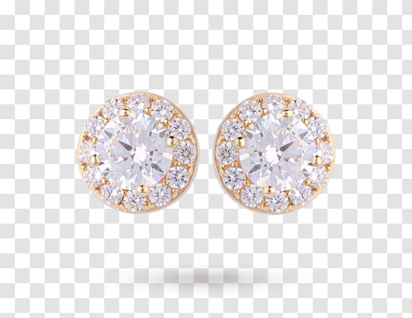 Earring Body Jewellery Cubic Zirconia Gold - Fashion Accessory Transparent PNG