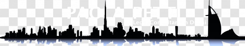Dubai Abu Dhabi Skyline Clip Art Transparent PNG