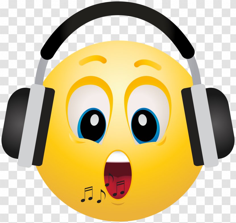 Emoticon Headphones Smiley Clip Art - Apple Earbuds - Emoji Transparent PNG