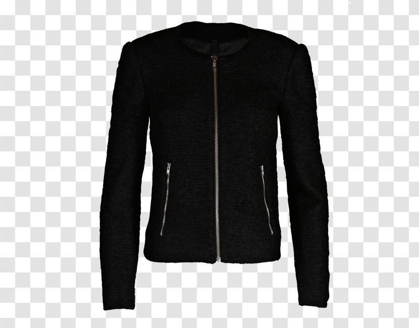 T-shirt Blouse Cashmere Wool Cardigan - Black Jacket Transparent PNG