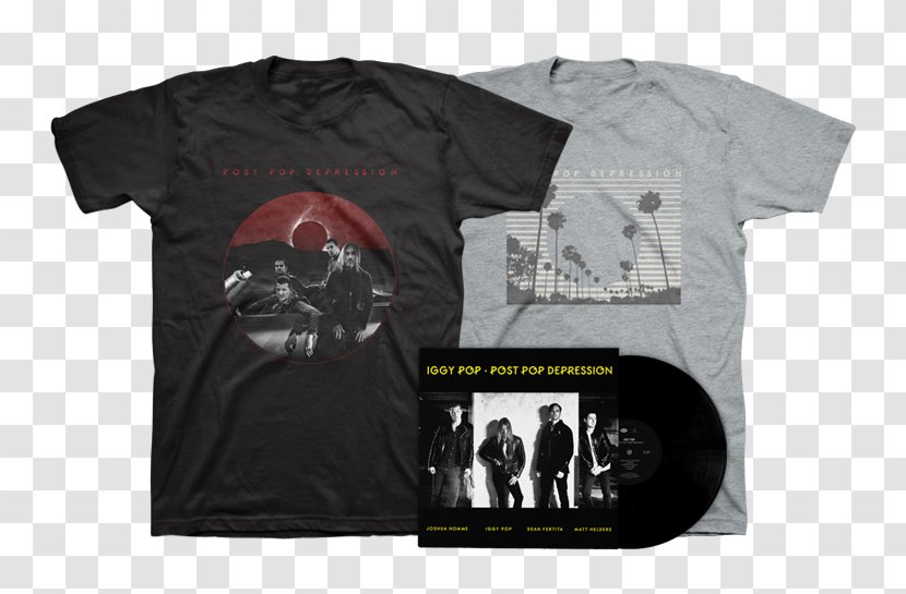 T-shirt Post Pop Depression Tour Phonograph Record Album - Festival Transparent PNG