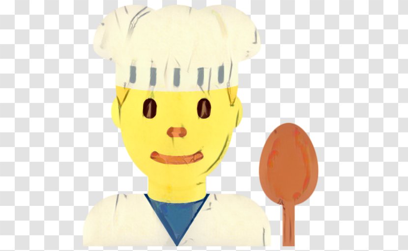 Yellow Background - Food - Gesture Head Transparent PNG