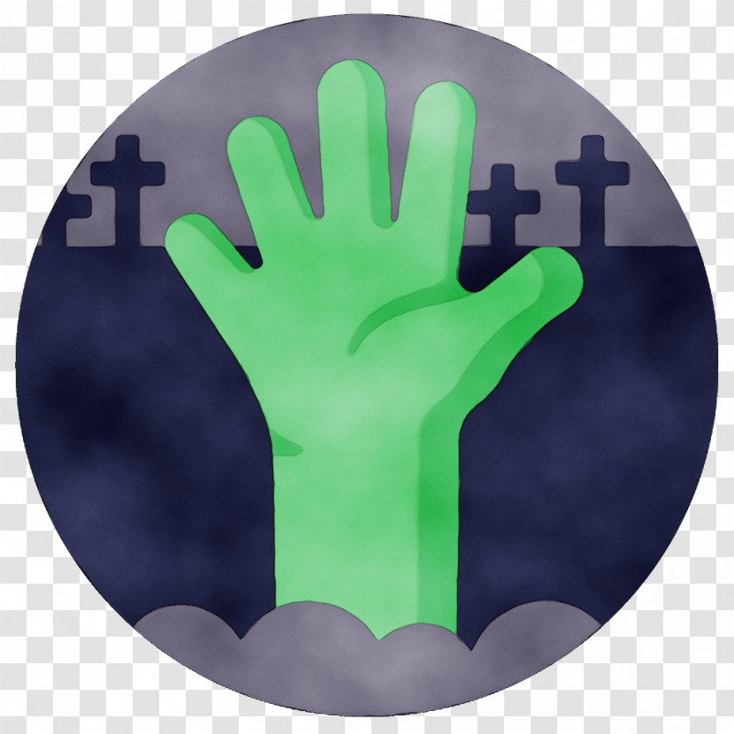 Green Hand Finger Plate Yellow Transparent PNG