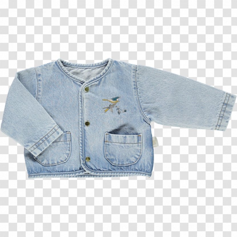 Sleeve Jacket Denim Clothing Jeans - Cotton Transparent PNG