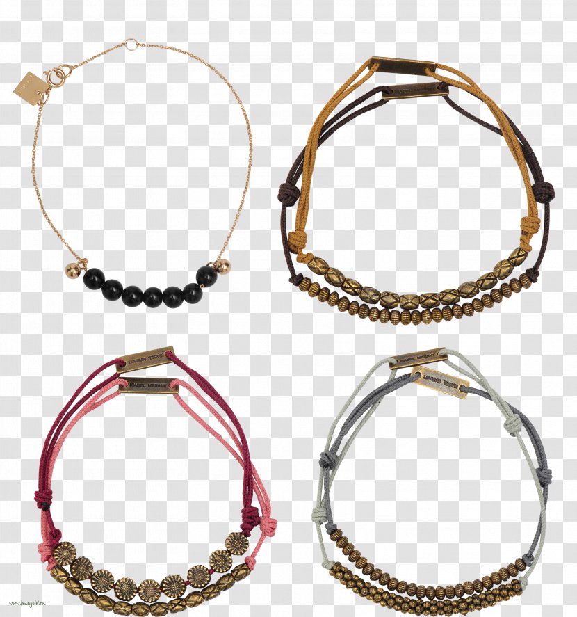Bracelet Necklace Bead Clip Art - Body Jewelry Transparent PNG