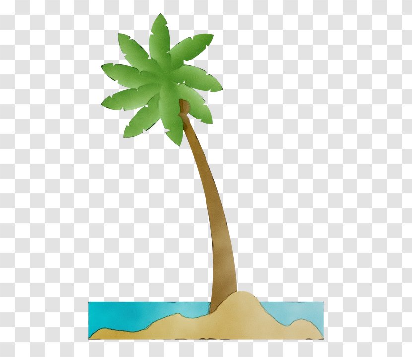 Cartoon Palm Tree - Houseplant - Perennial Plant Flower Transparent PNG