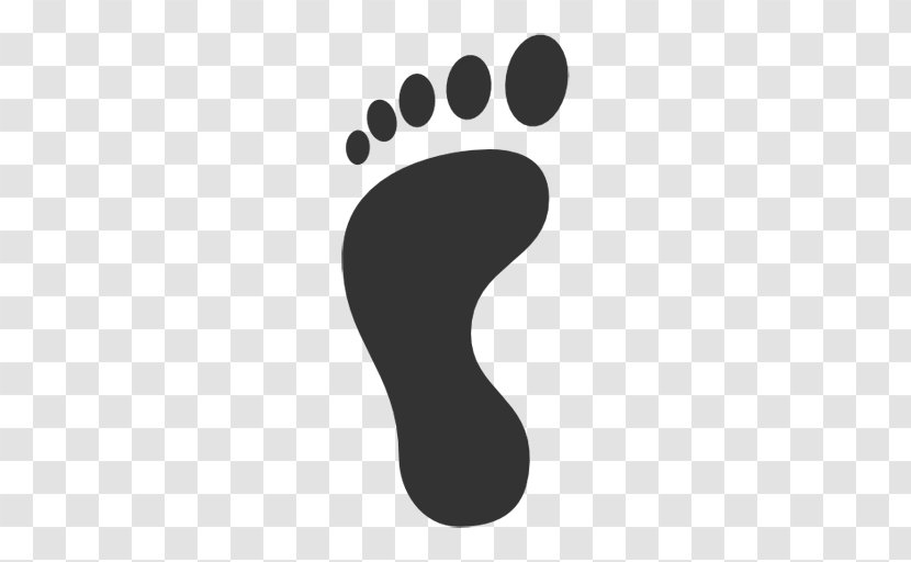 Footprint Clip Art - Black And White Transparent PNG