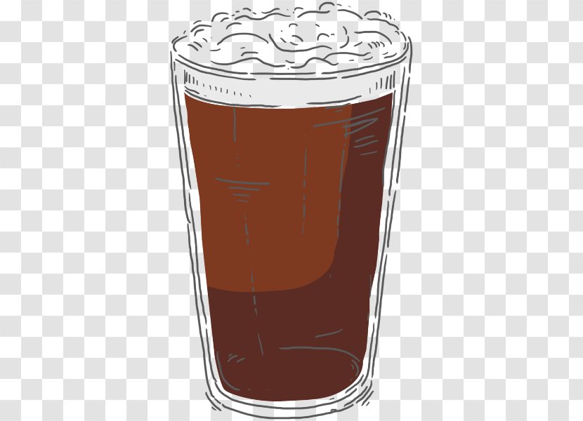 Pint Glass Drink Cup - Drinkware Transparent PNG