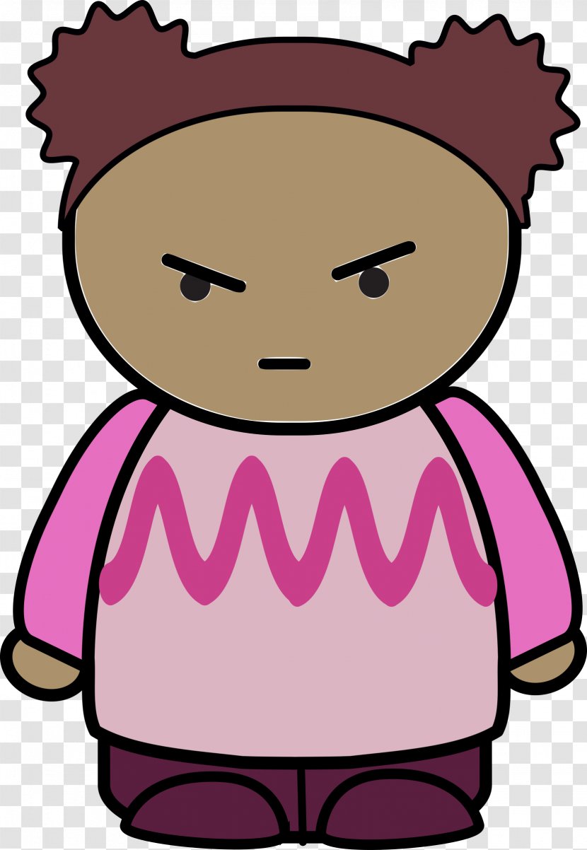 Sadness Cartoon Clip Art - Tree - Angry Woman Transparent PNG