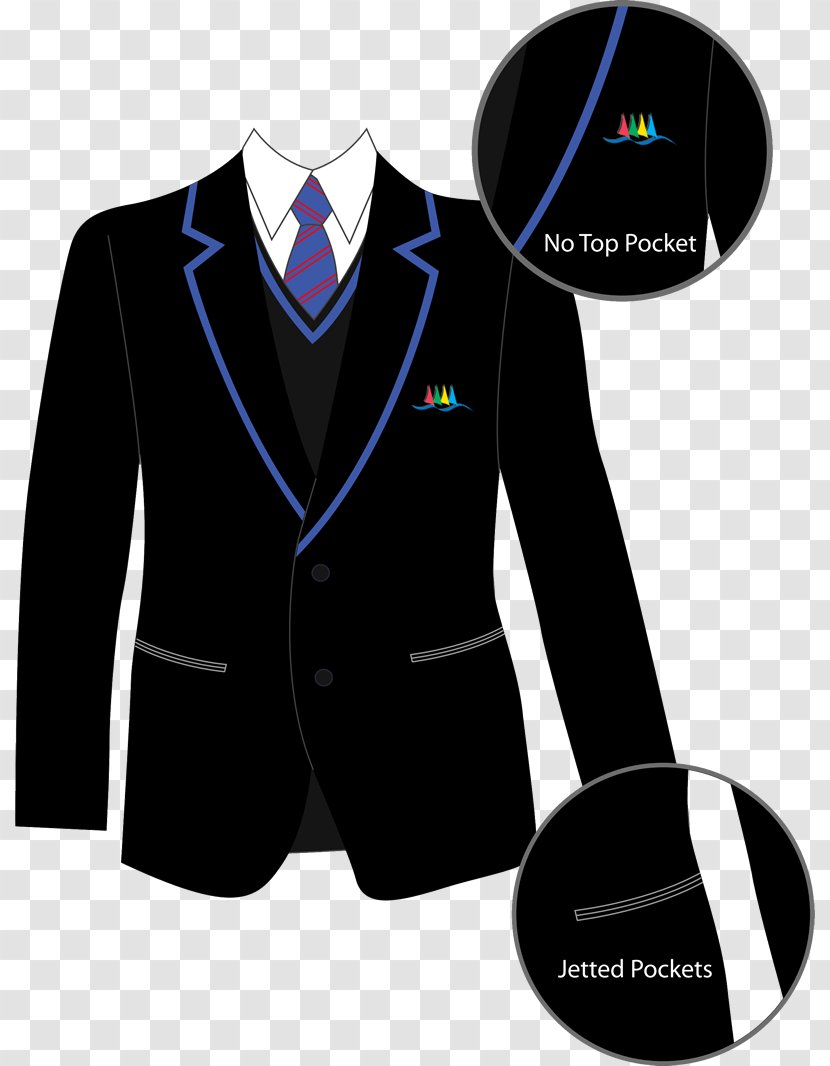 Blazer Button Sleeve - Tuxedo M Transparent PNG