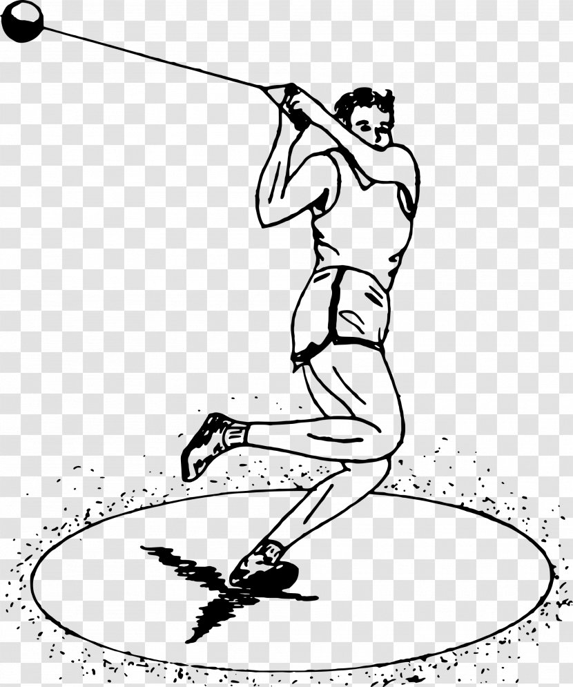 Hammer Throw At The Olympics Clip Art - Human Leg Transparent PNG