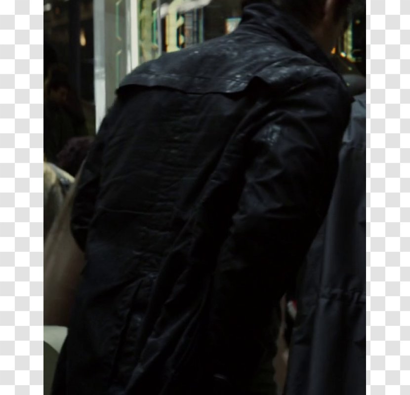 Douglas Quaid Leather Jacket YouTube Coat - Material - Colin Farrell Transparent PNG