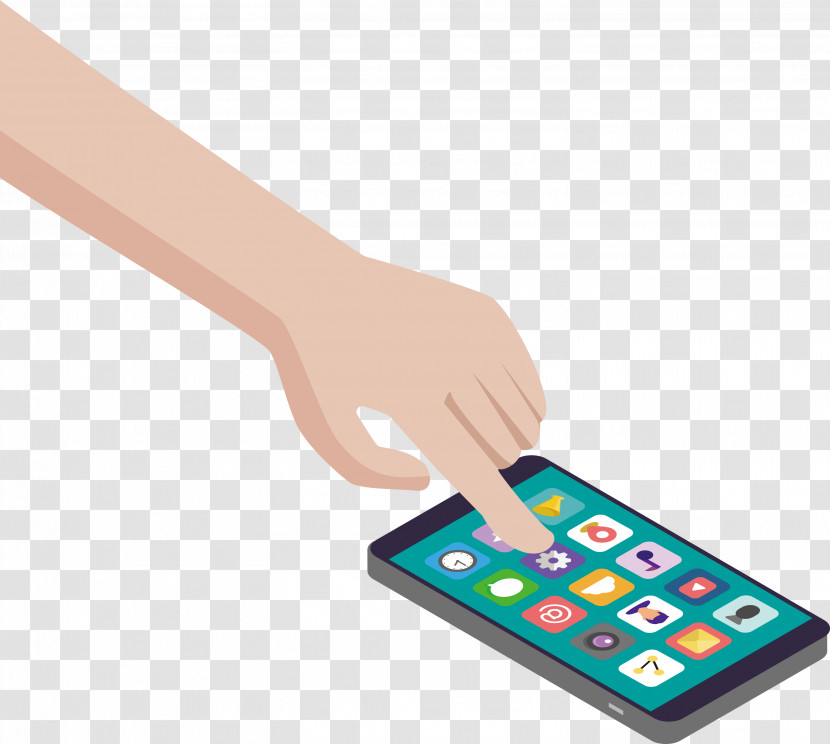 Smartphone Hand Transparent PNG