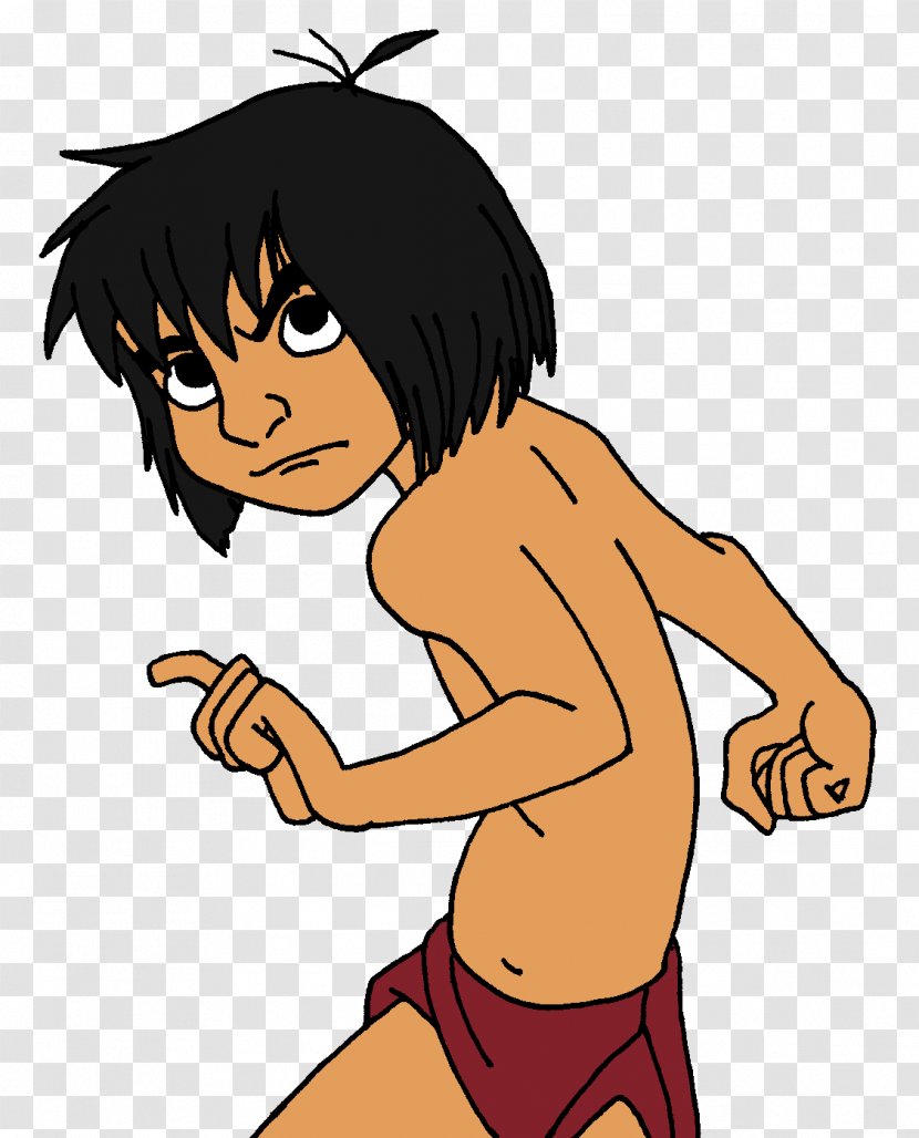 Mowgli The Jungle Book Shere Khan Baloo Bagheera - Silhouette Transparent PNG