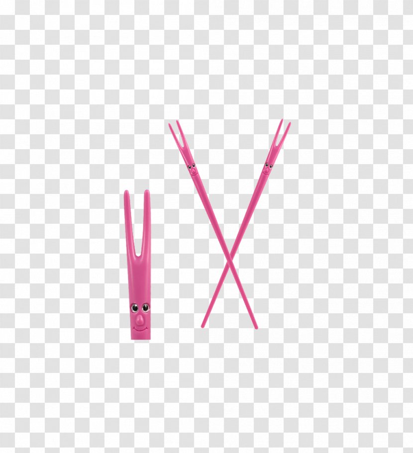 Chopsticks Plastic Fork Ping Pong - Pylones - Text Transparent PNG