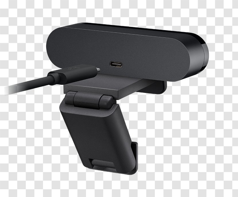 Logitech BRIO 4K Ultra HD Webcam Resolution STREAM USB 3.0 Black Hardware/Electronic - Camera Accessory Transparent PNG