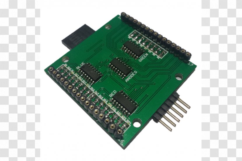 Microcontroller RGB Color Model Matrix Electronics Hardware Programmer - Printed Circuit Board - Led Transparent PNG
