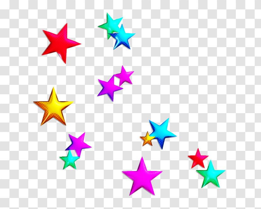 Star Confetti Transparent PNG