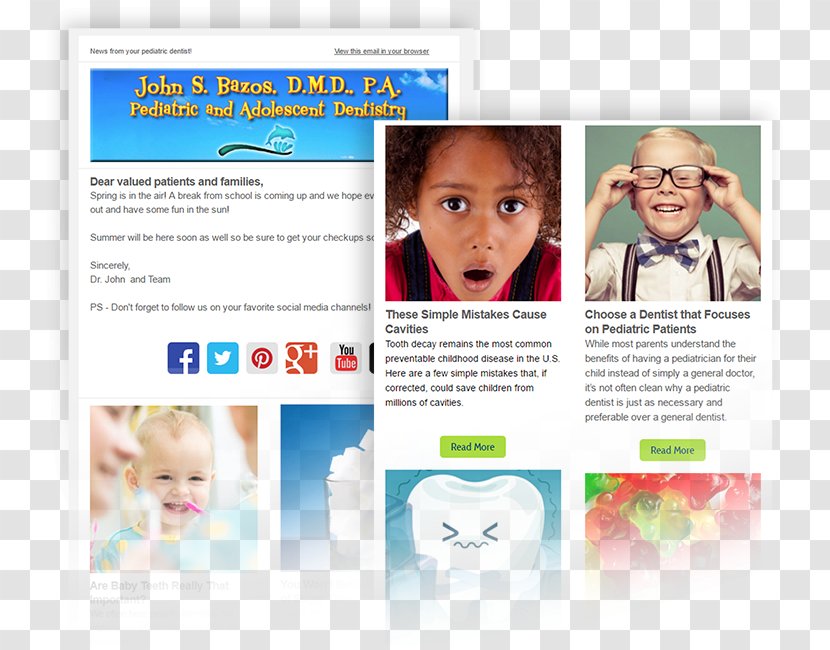 Social Media Child Dentistry Pediatrics - Advertising Transparent PNG