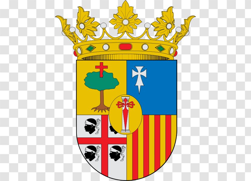 Kingdom Of Aragon Crown Coat Arms Transparent PNG