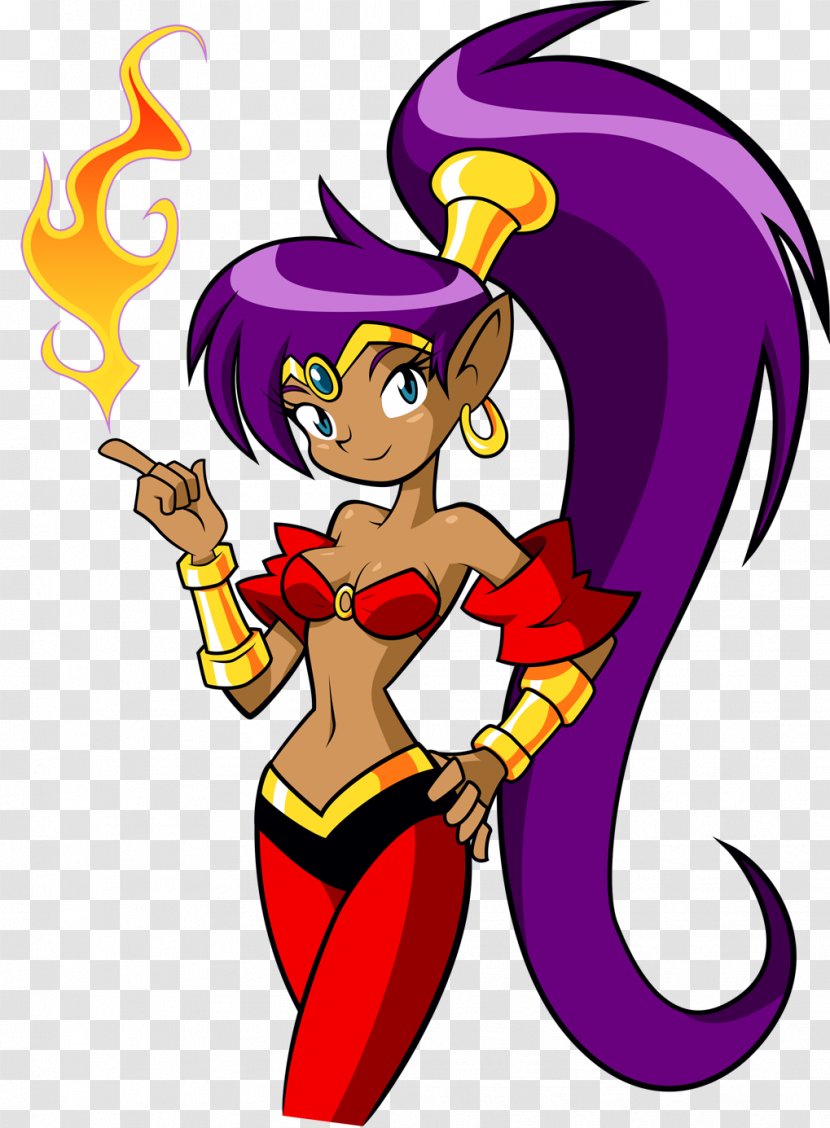 Shantae: Risky's Revenge Half-Genie Hero Shantae And The Pirate's Curse Video Game - Nintendo Dsi - Genie Transparent PNG