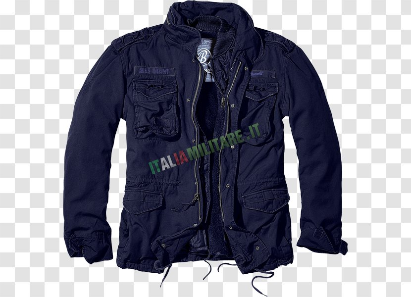 M-1965 Field Jacket Navy Blue Military Coat Transparent PNG