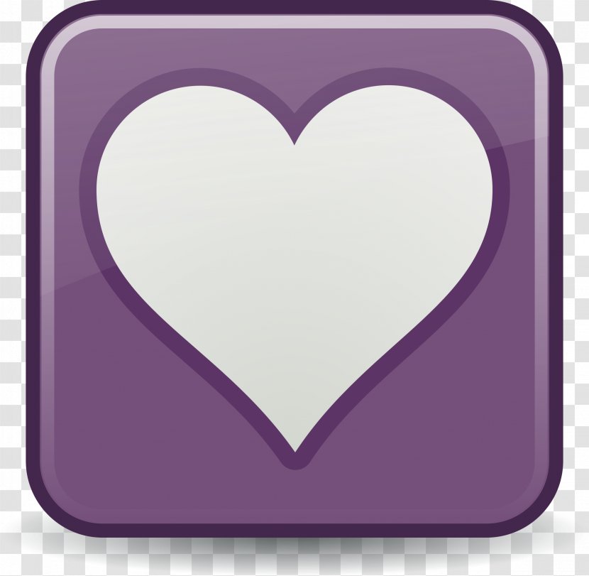 Heart Symbol Clip Art - Lavander Transparent PNG