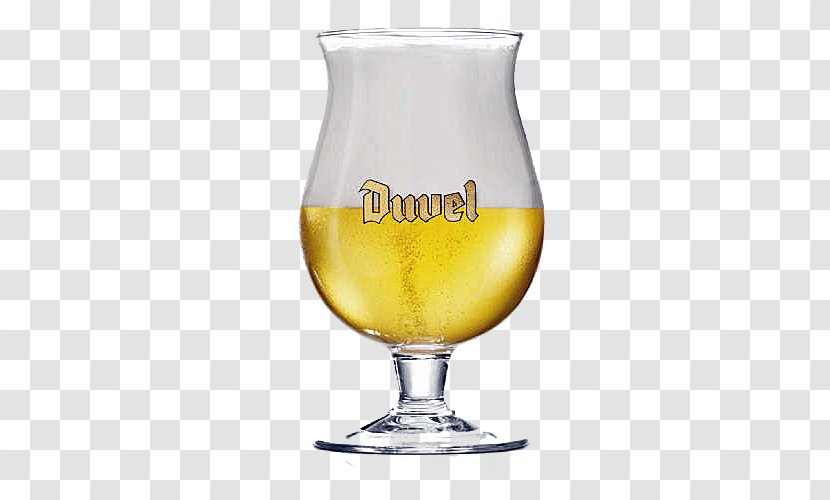 Duvel Moortgat Brewery Beer Pale Ale Belgian Cuisine - Glass - Glas Transparent PNG