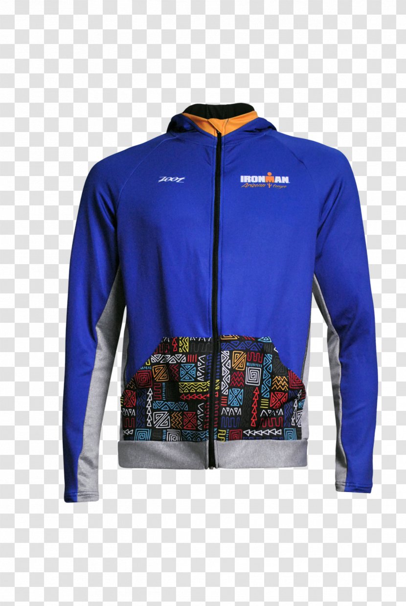 Jacket T-shirt Sweater Outerwear Hood - T Shirt - Ironman Arizona Transparent PNG