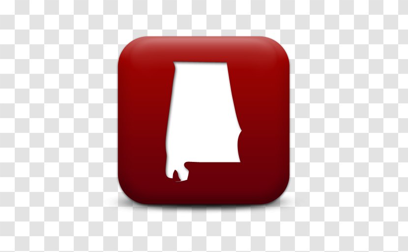 Alabama Red Square Cloud - United States Transparent PNG