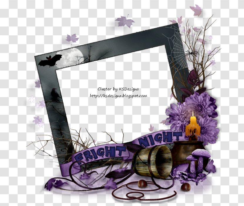 Picture Frames Font - Violet - Fright Transparent PNG