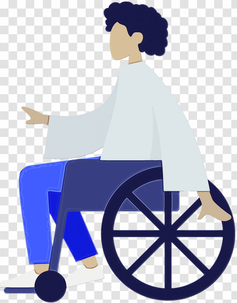 Wheelchair Disability Drawing Cartoon Transparent PNG